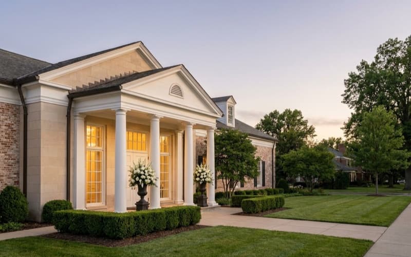 Funeral home building