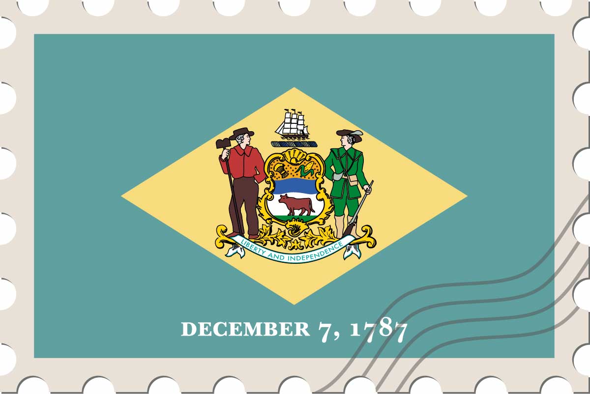 Delaware state flag