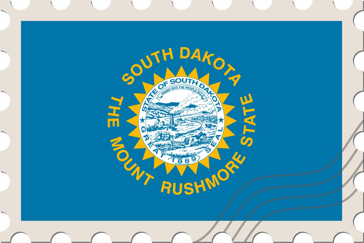 South Dakota state flag